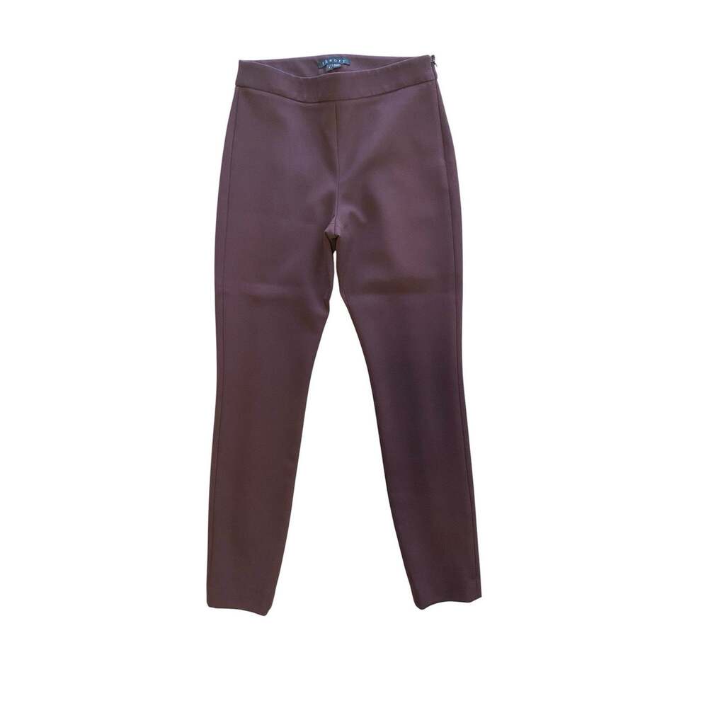Theory Pants Womens Sz 2 Talluva Faded Straight Leg Wool Designer Office Wear